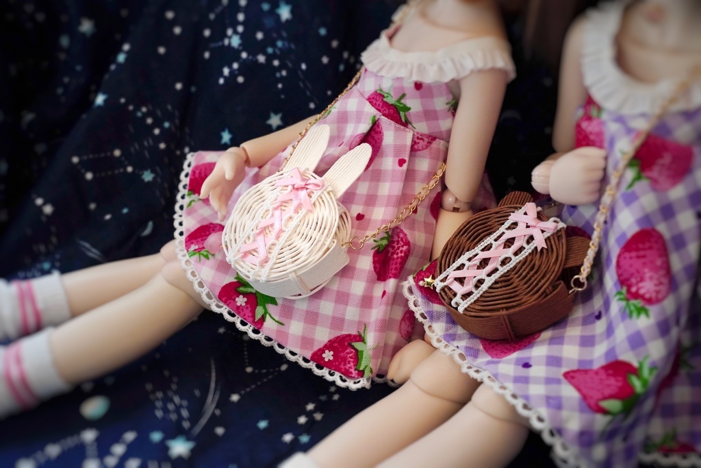 あにま〜る♡レースアップポシェット♡しろいろさん