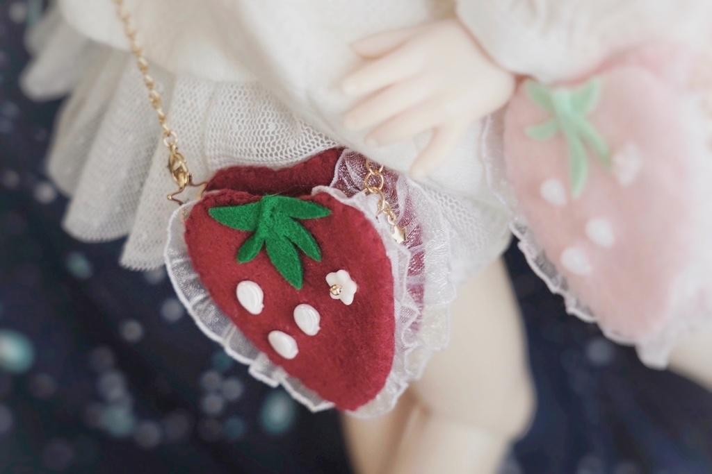 ♡ふる〜ちゅ♡ポシェット♡あかいちご