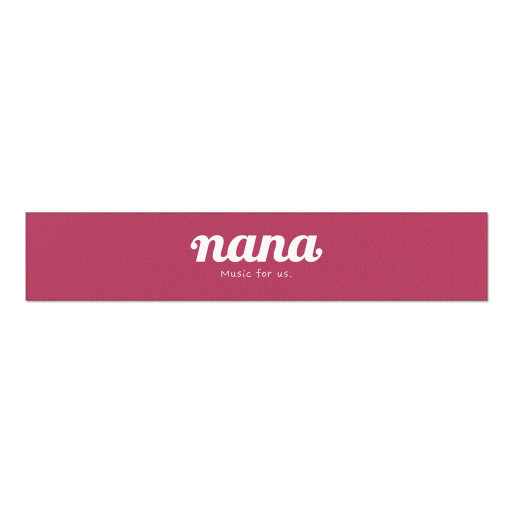 nana マフラータオル(ピンク)