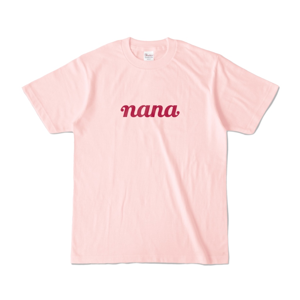nanaロゴT（ライトピンク）