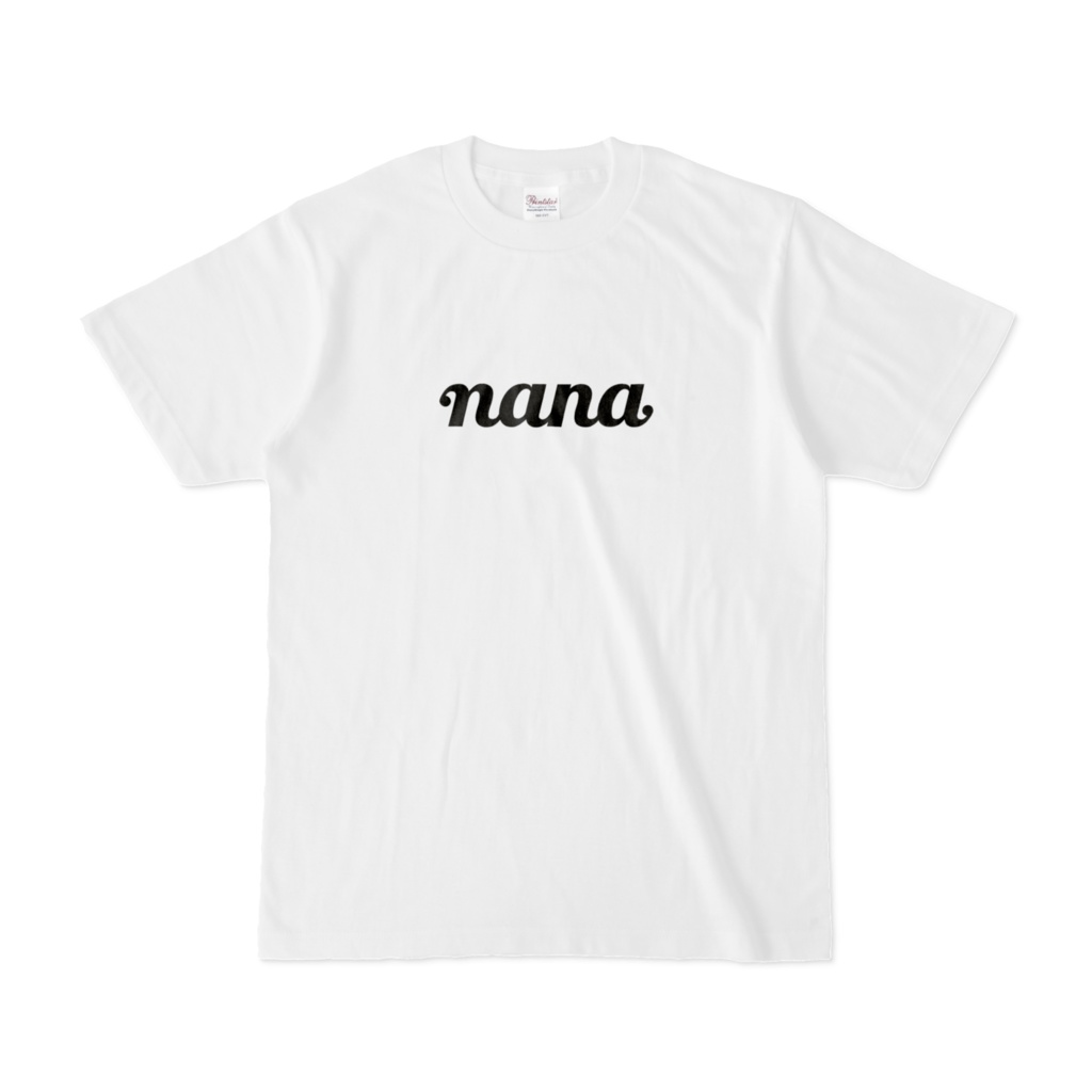 nanaロゴT(ホワイト・ブラックロゴ)