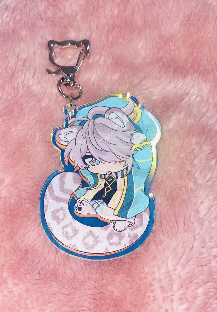 ﾕｷﾋｮ～膳もふもふアクキー