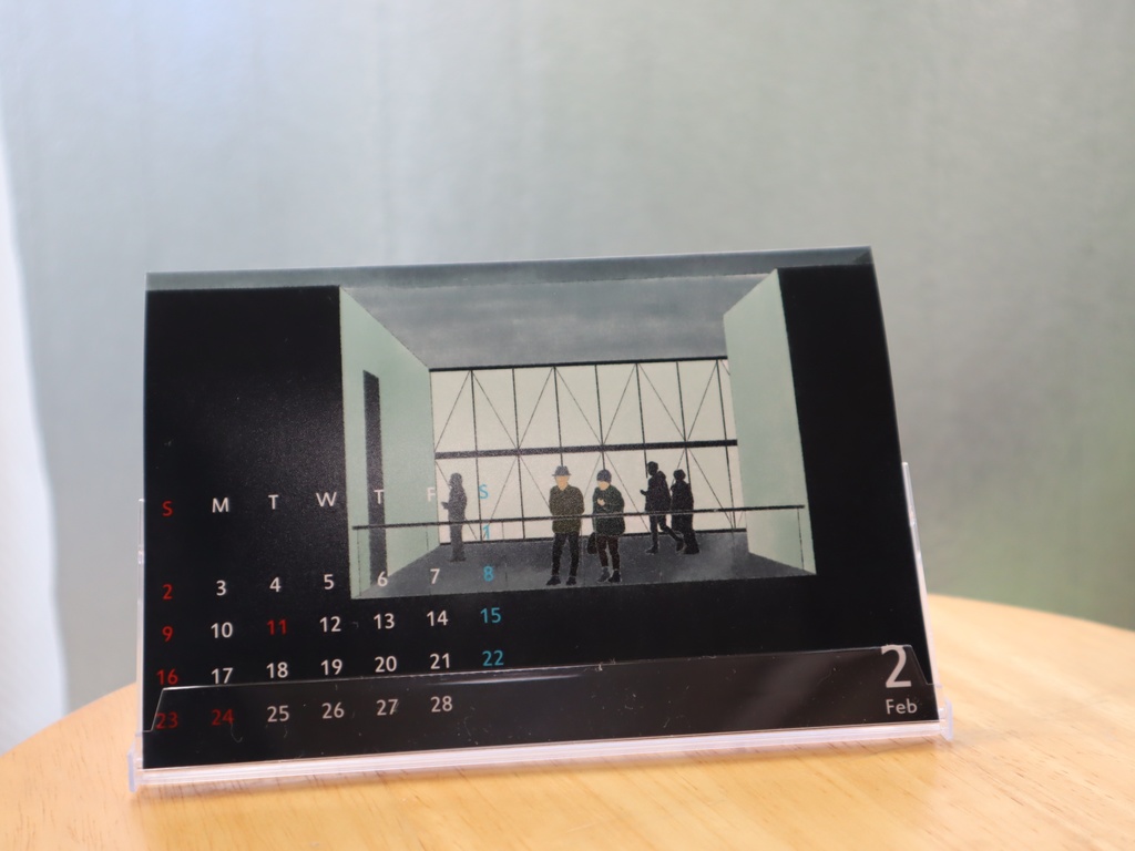 2025年カレンダー　「museumian2025」