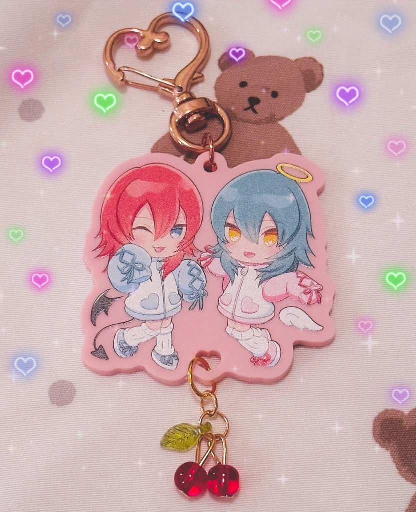 マサ丸＆蘭キ アクリルキーホルダーセット