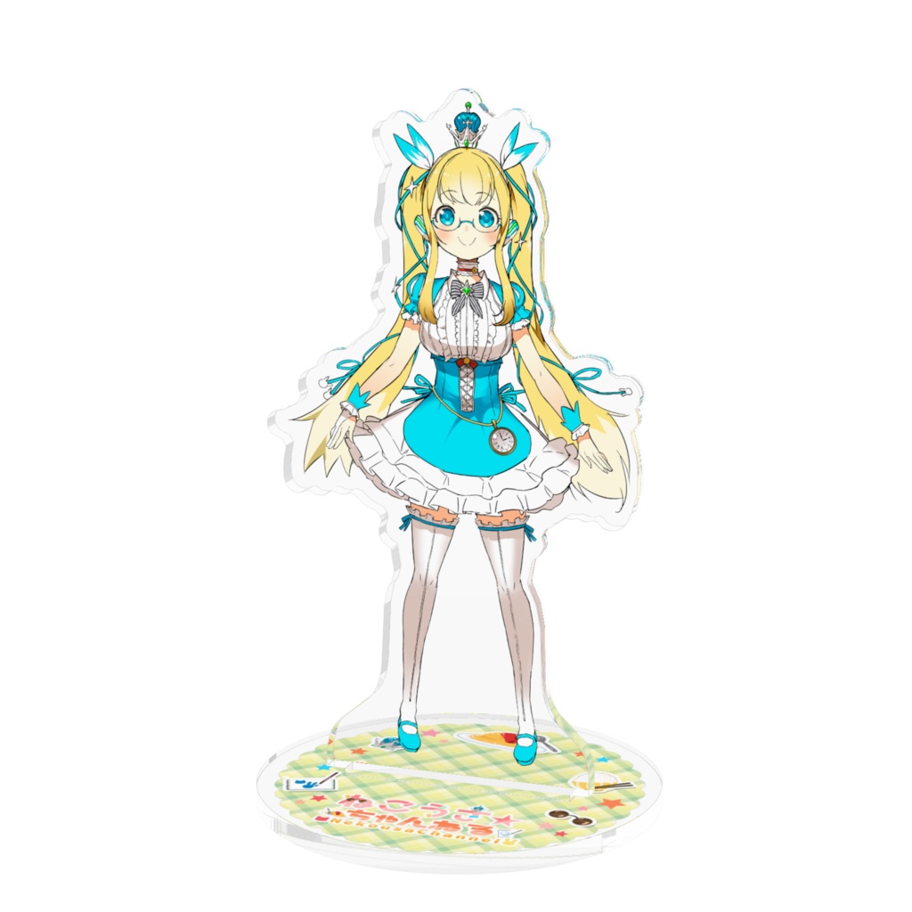 ねこうさ★アクリルフィギュア(ウサギ子・プロトフォーム)