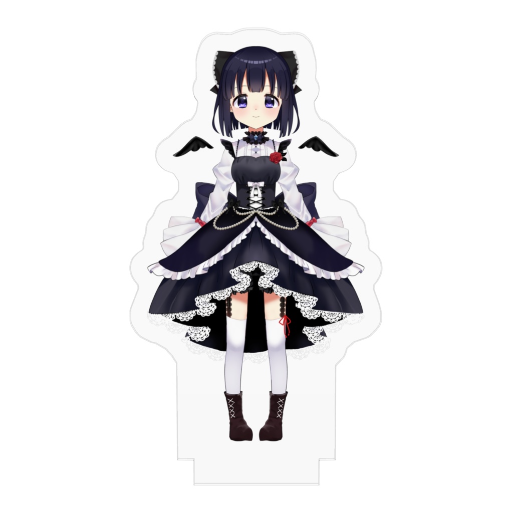 しおの立ち絵アクリルスタンド ゴスロリver Mutoushio Booth