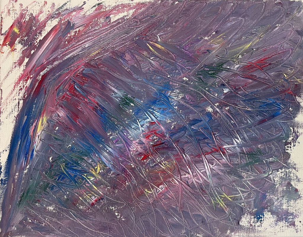 油絵「The wing」トートバッグ