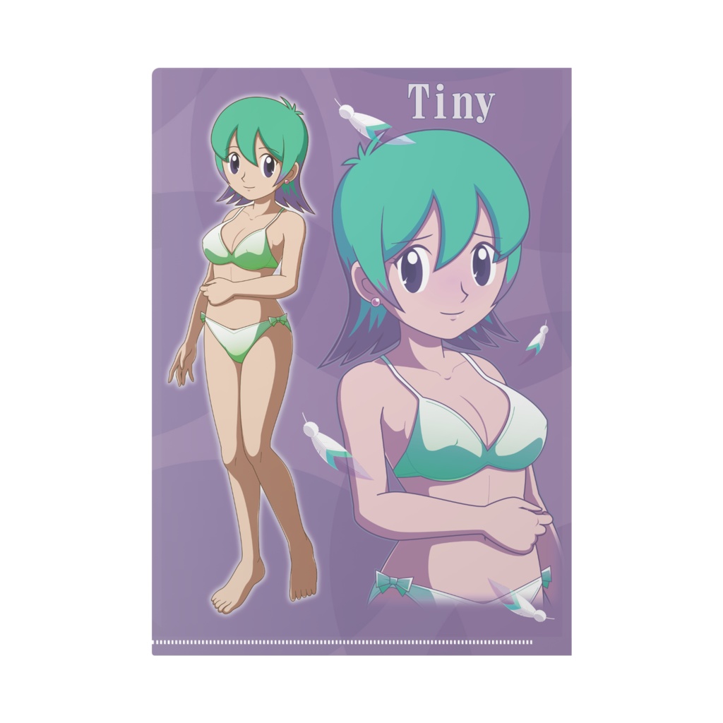 クリアファイル(レトロ版ティニー)