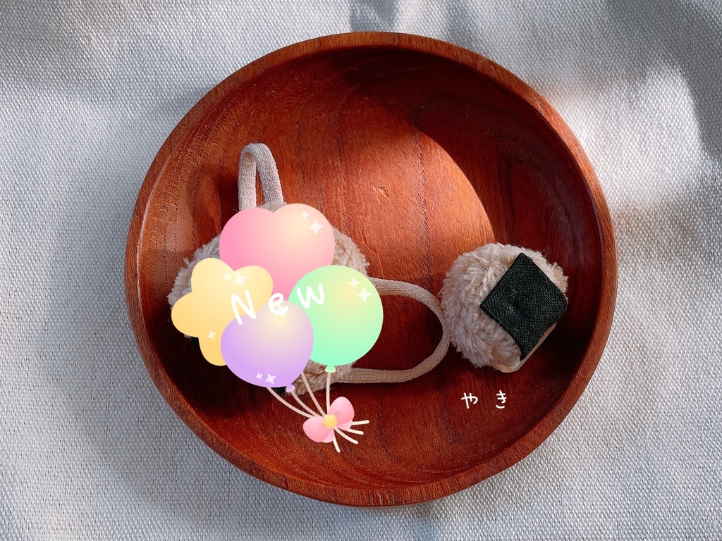 あたまにおにぎりついてますよ