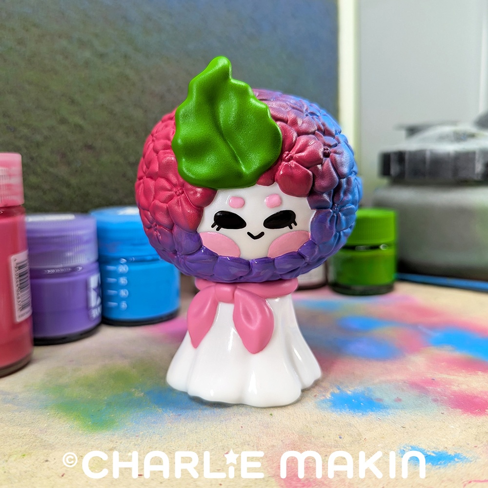 てるてるハナバナ ★ ソフビ (スタンダードカラー版)★発売中!