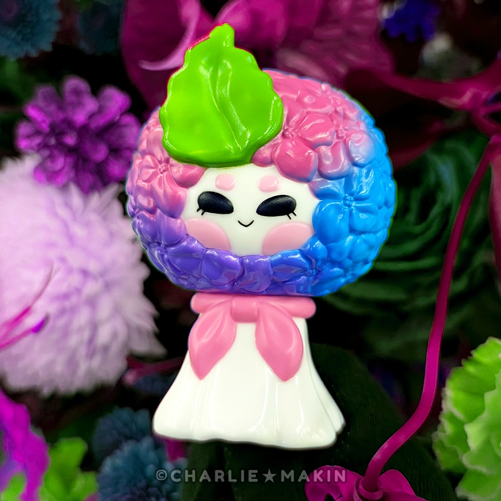 【てるてるハナバナ 】ソフビ★ ミックス アジサイ💠