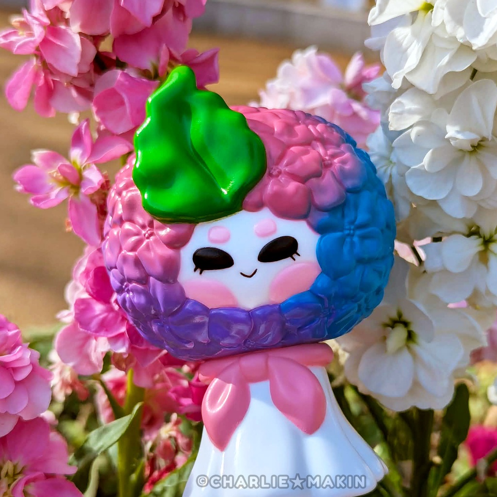  【てるてるハナバナ 】ソフビ★ ミックス アジサイ💠