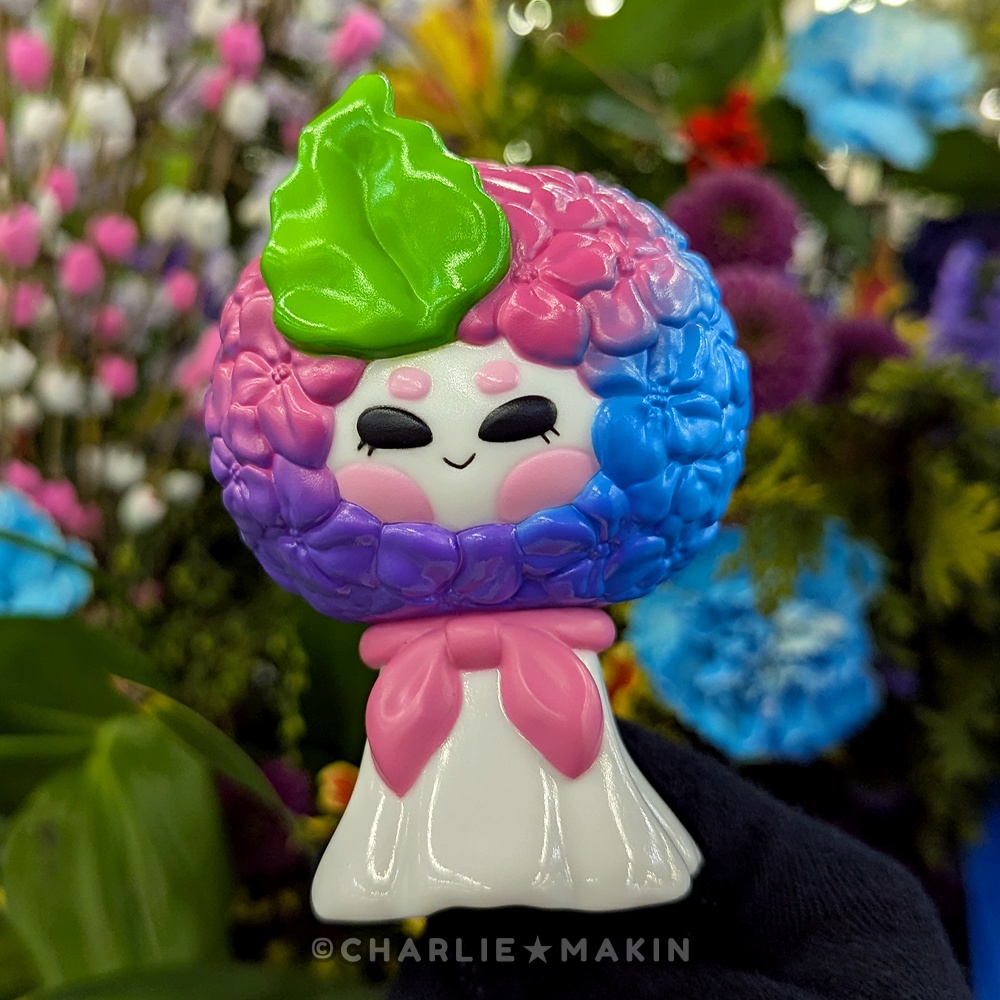 【てるてるハナバナ 】ソフビ★ ミックス アジサイ💠