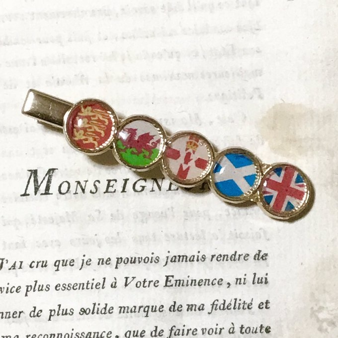 グレートブリテン及び北アイルランド連合なヘアクリップ