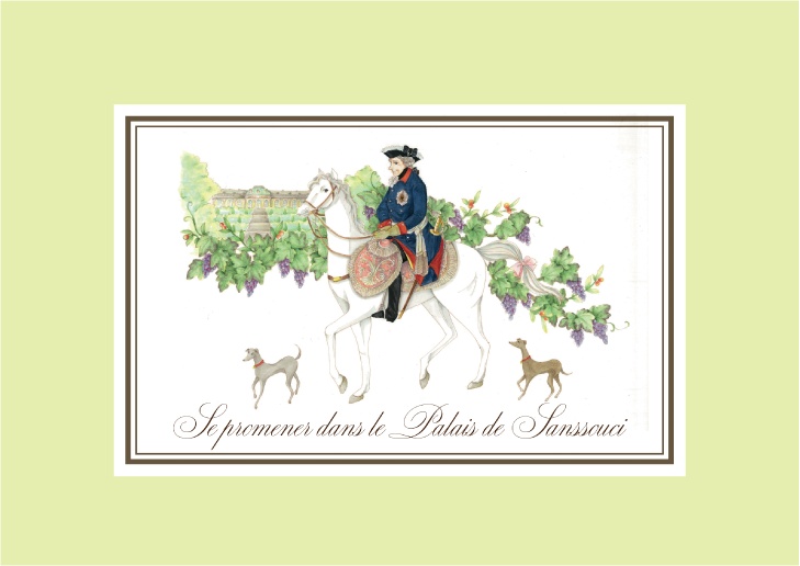 Se promener dans le Palais de Sanssouci サンスーシ宮殿を歩く
