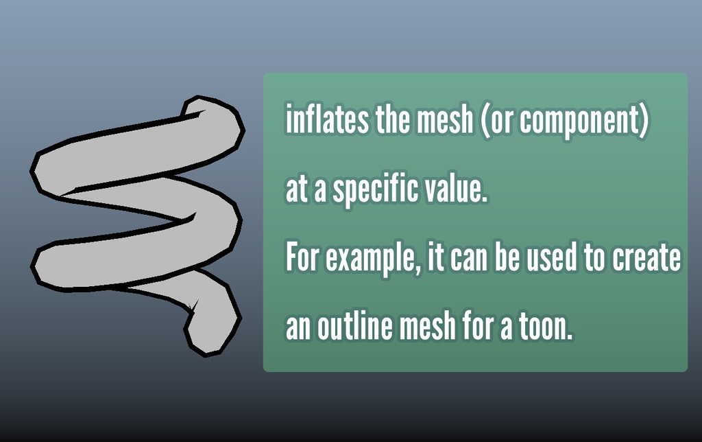 【無料】kmjInflate【Maya】