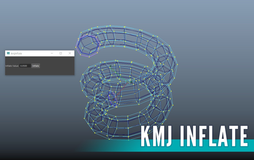 【無料】kmjInflate【Maya】