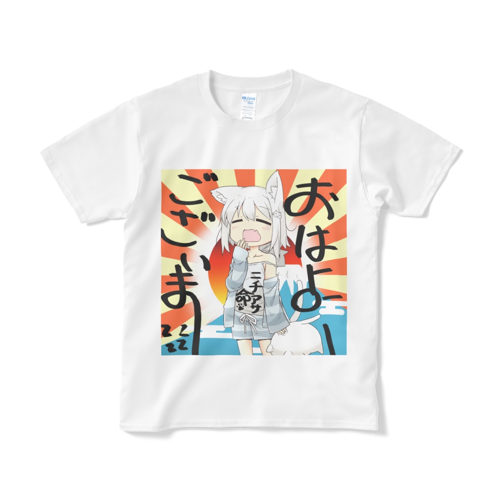 ニチアサ大好きしっぽちゃんTシャツ