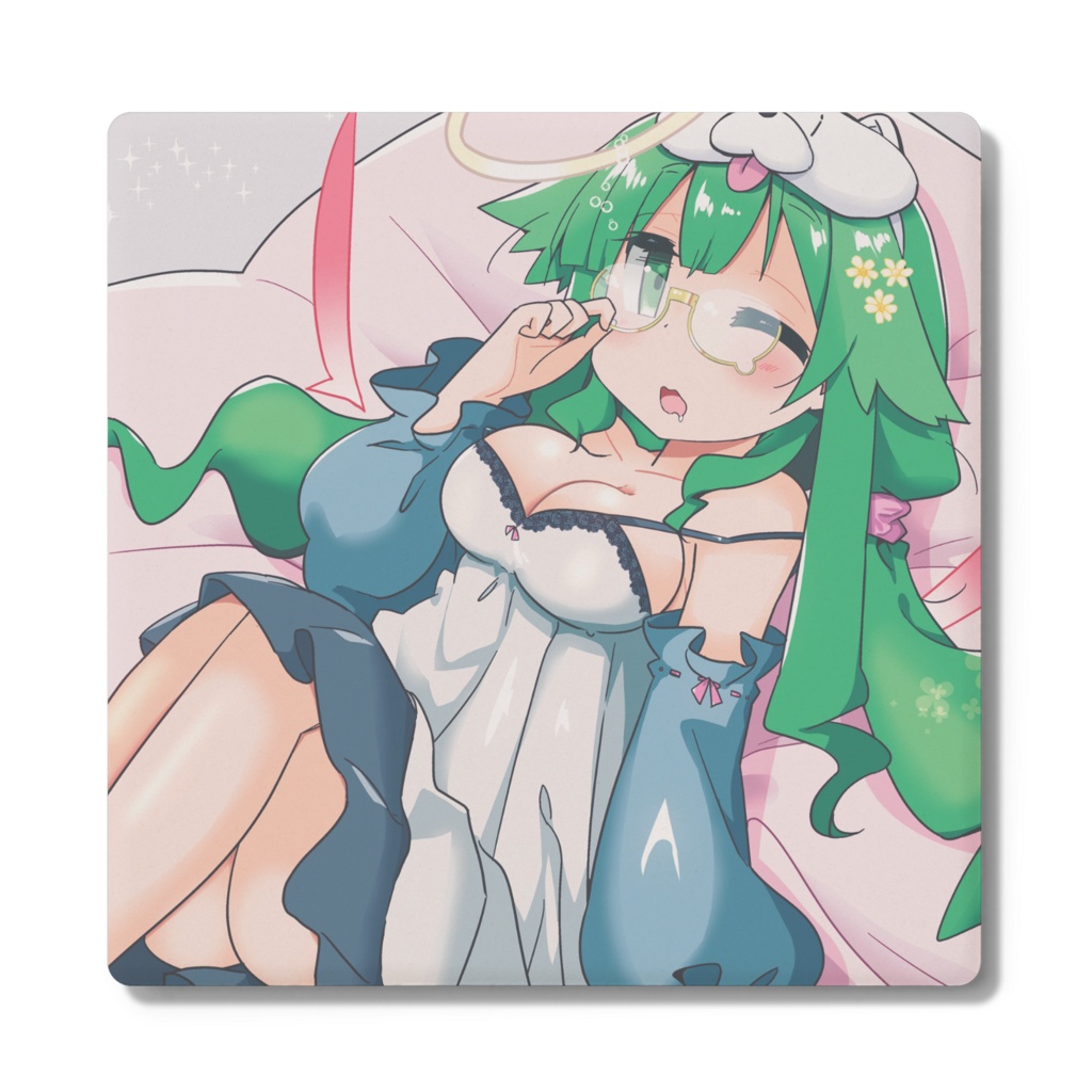パジャマコアキさんコースター