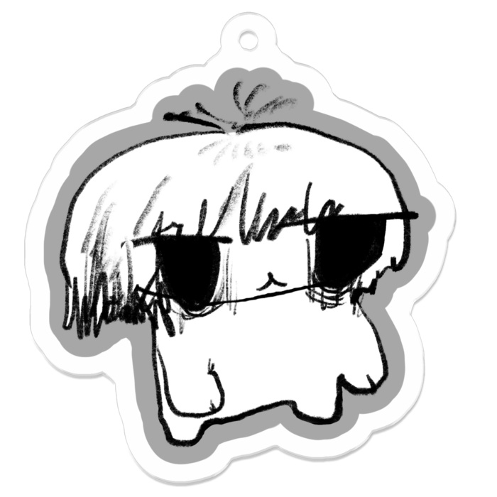 スーパー目モケモケ-アクリルキーホルダー(全4種)