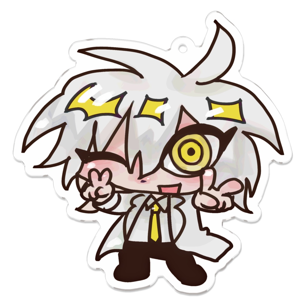 キューアクリルキーホルダー