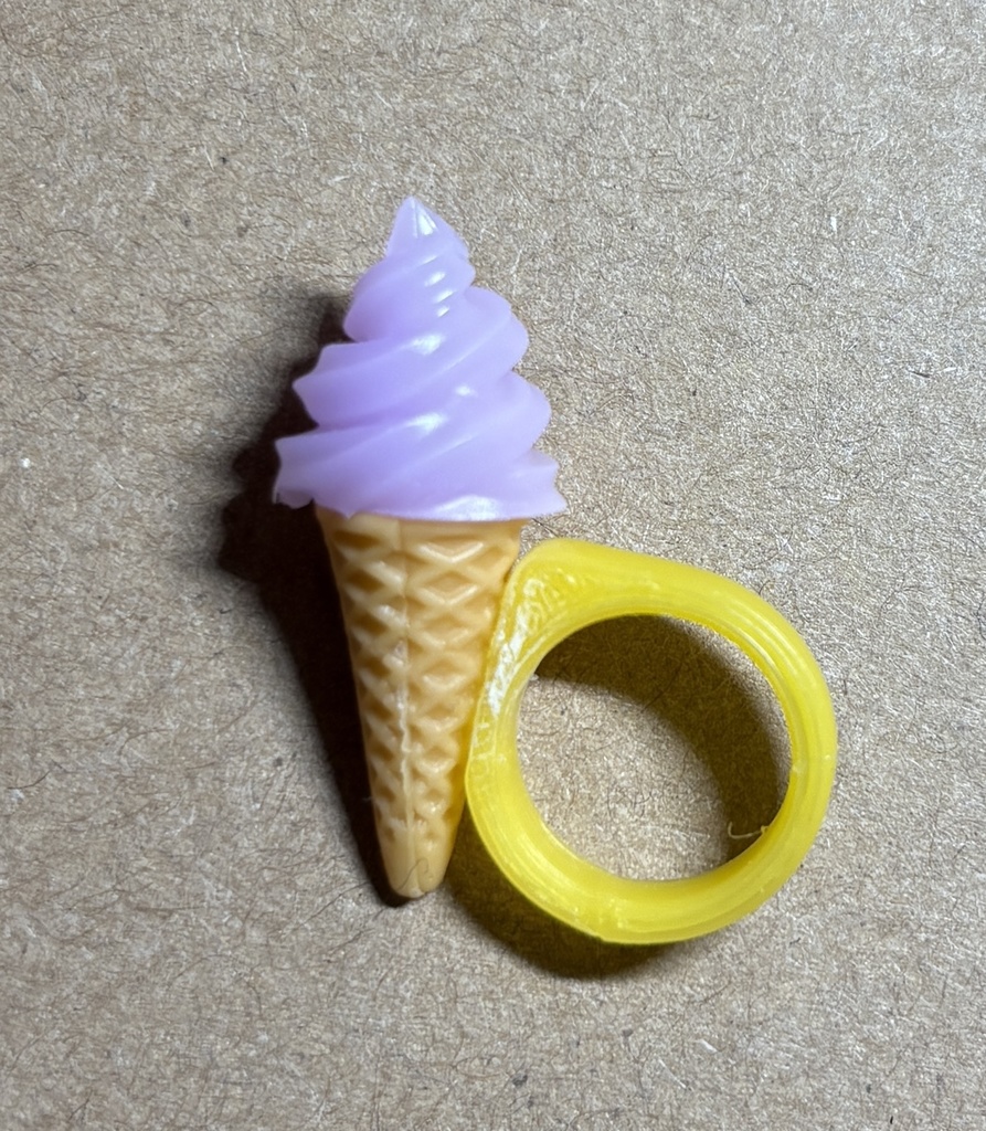 ぬい用ソフトクリーム（ぶどう）