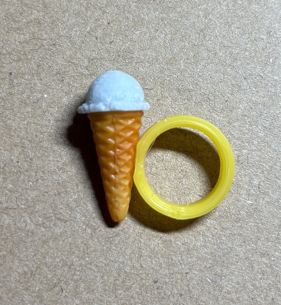 ぬい用アイスクリーム（ソーダ）
