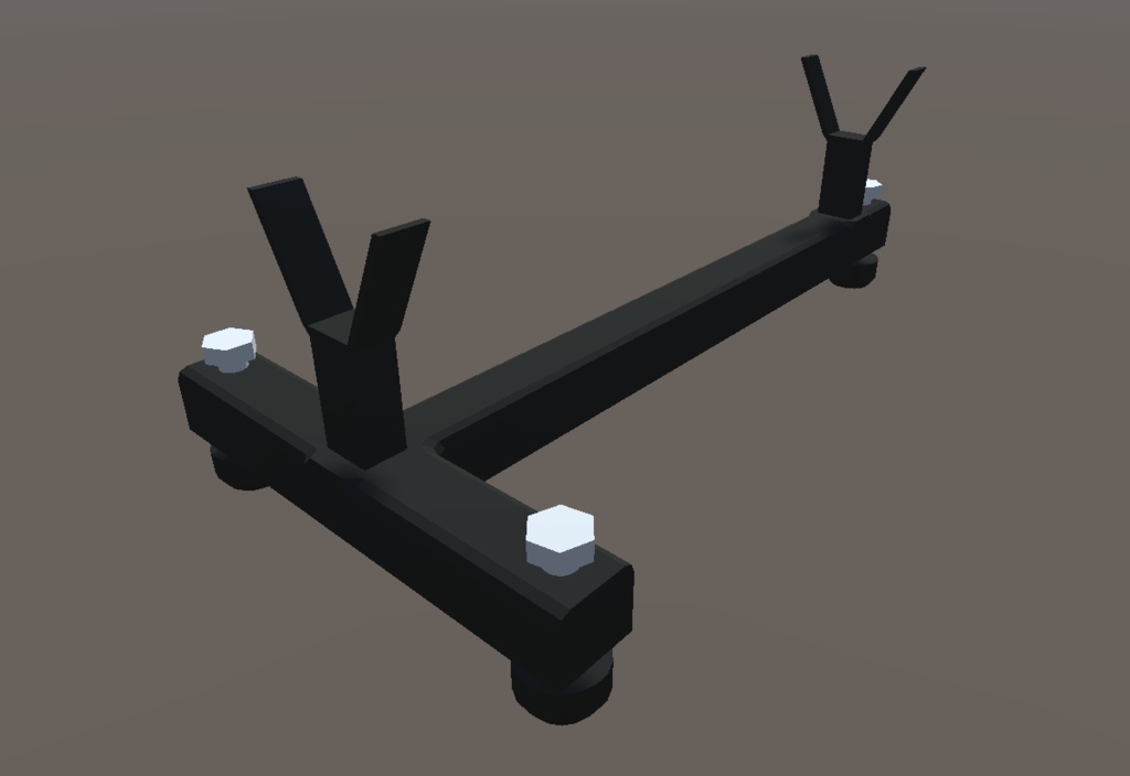 ライフルベンチ Rifle bench【3Dモデル/VRChat想定】