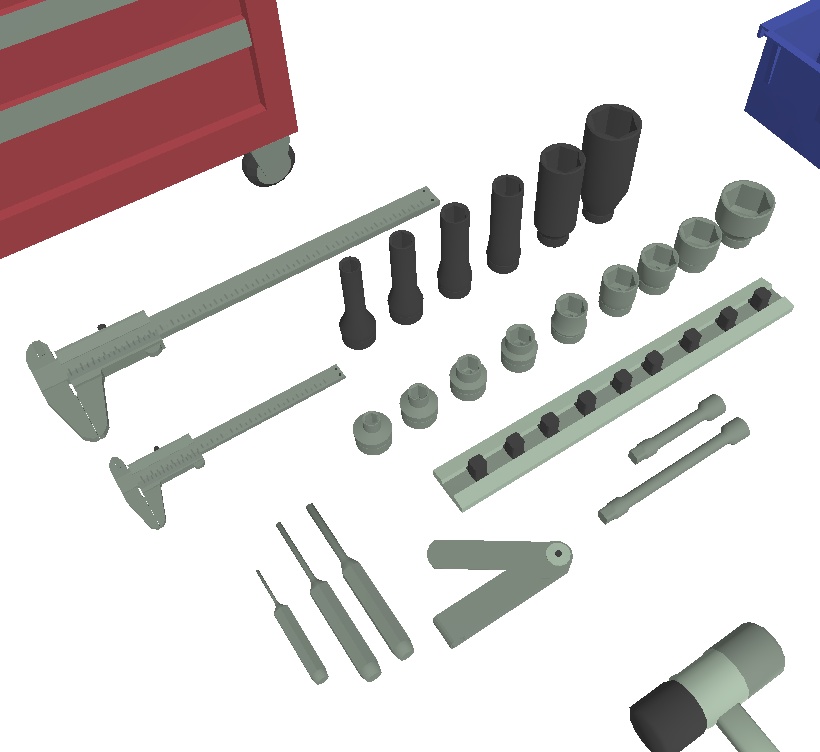 工具セット Maintenance Tool Set【3Dモデル/VRChat想定】 - NavieCraft - BOOTH