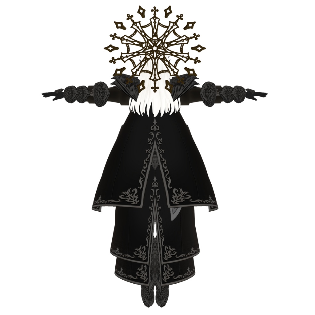 混聖ノ騎士 アコニエル【素体vroidデータ付き】.vrm