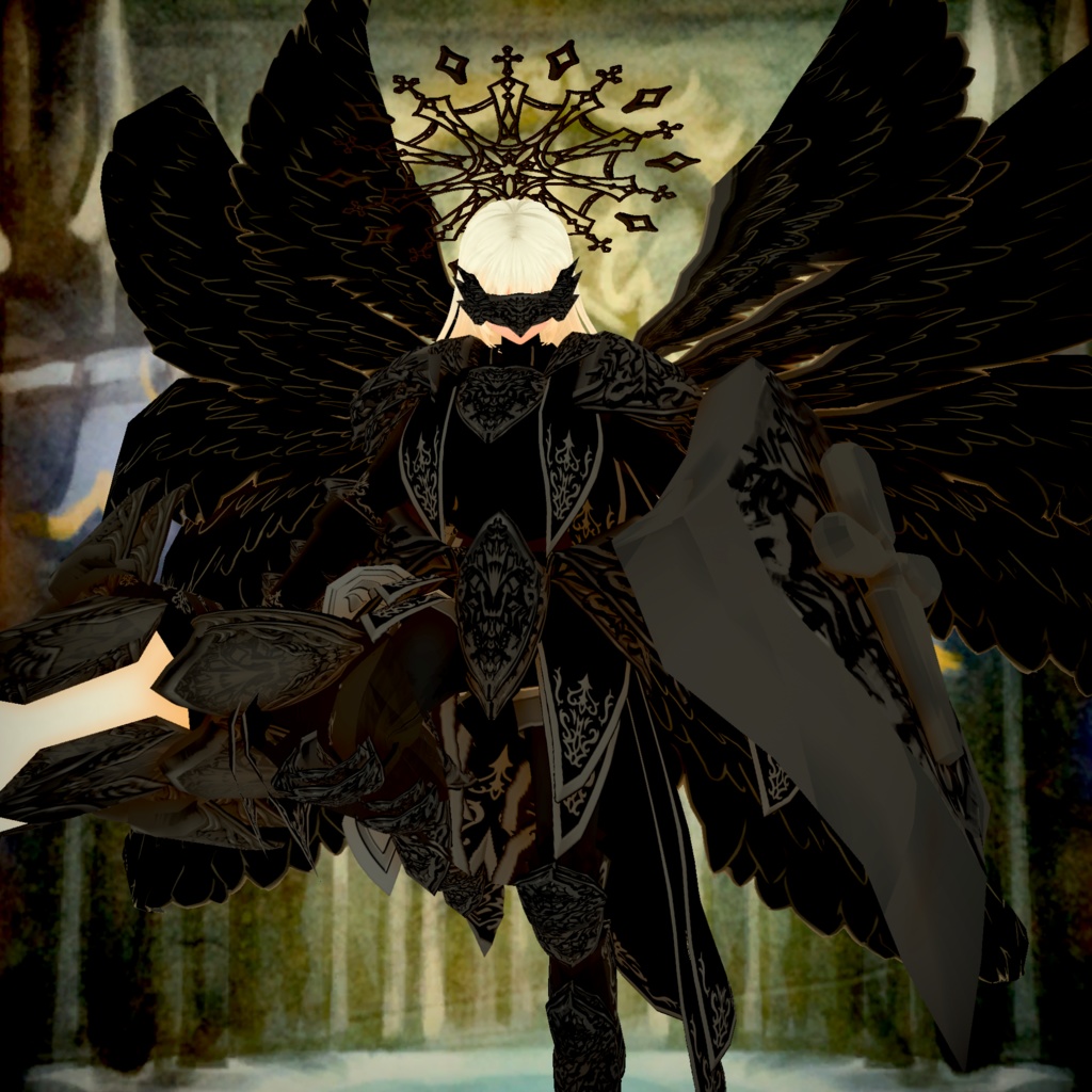 混聖ノ騎士 アコニエル【素体vroidデータ付き】.vrm