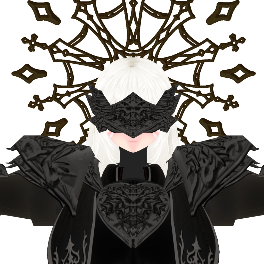 混聖ノ騎士 アコニエル【素体vroidデータ付き】.vrm