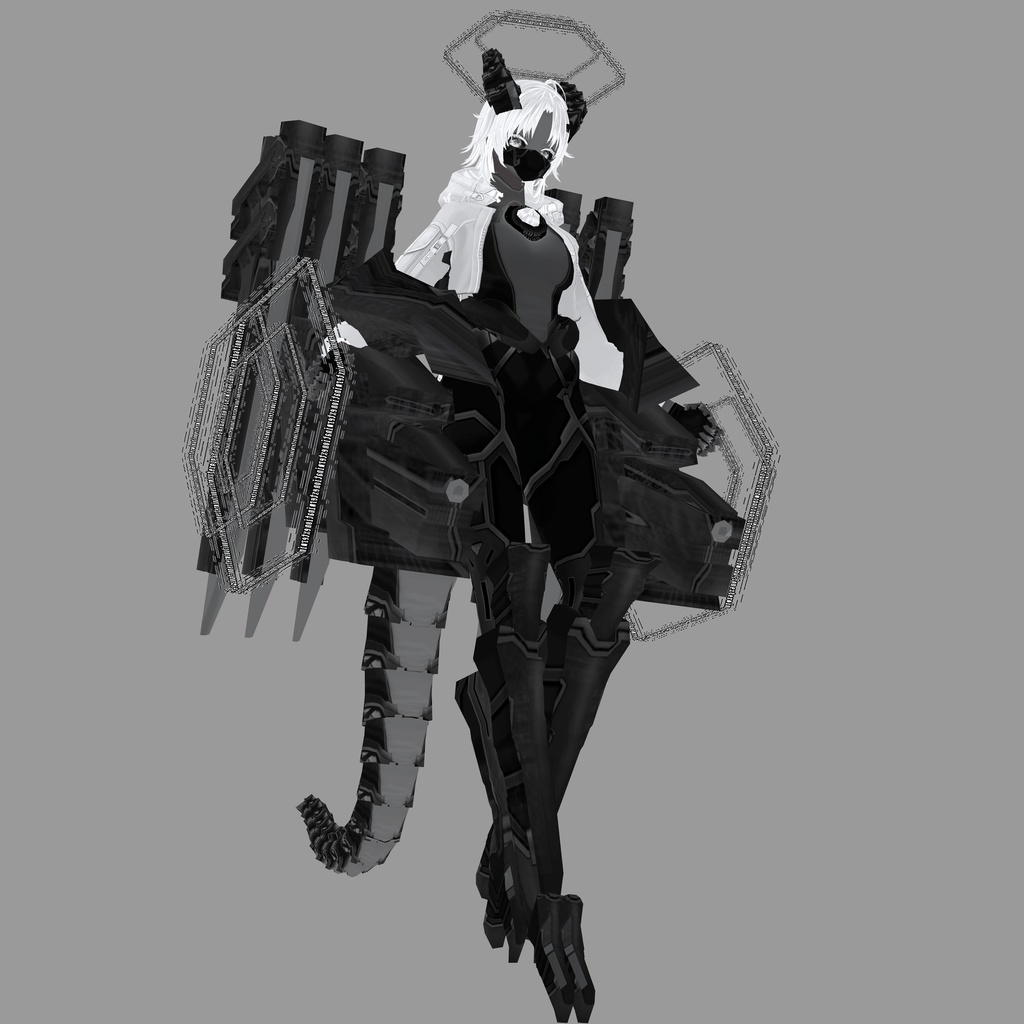 殲滅用兵器 シエル【素体vroidデータ付き】