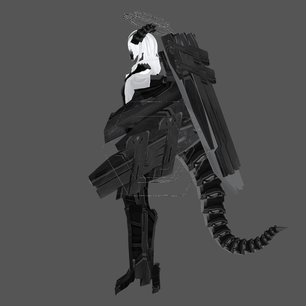 殲滅用兵器 シエル【素体vroidデータ付き】