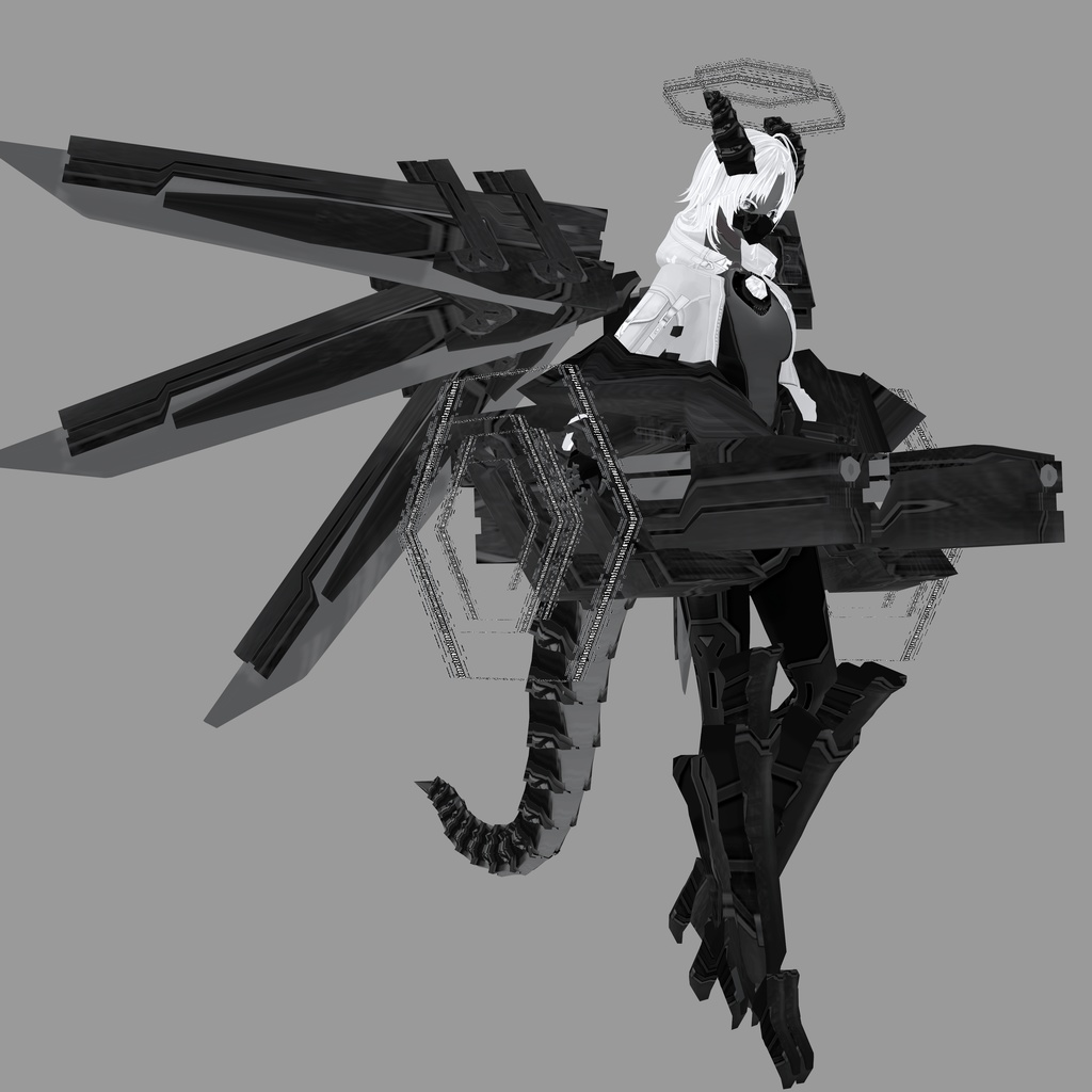 殲滅用兵器 シエル【素体vroidデータ付き】