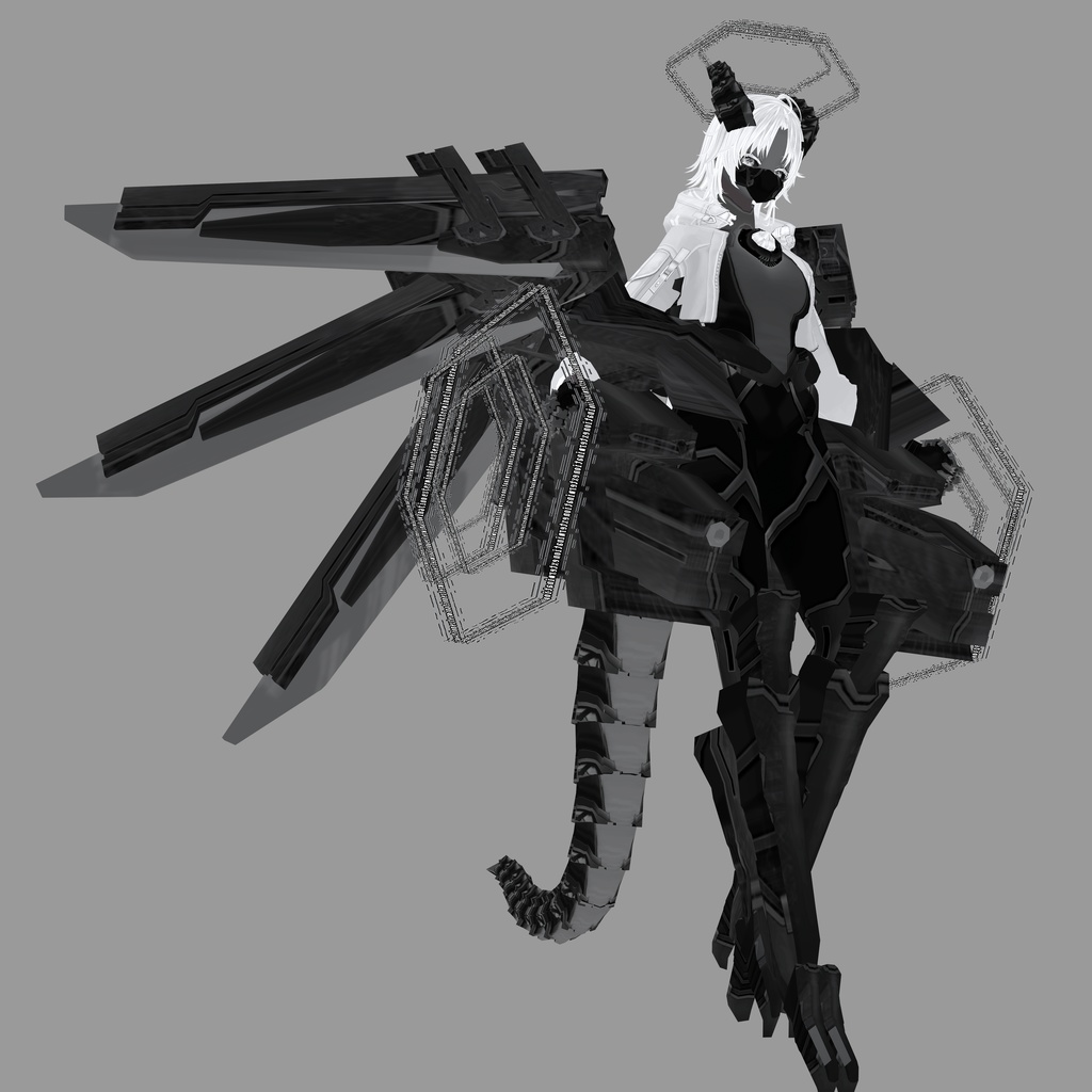 殲滅用兵器 シエル【素体vroidデータ付き】