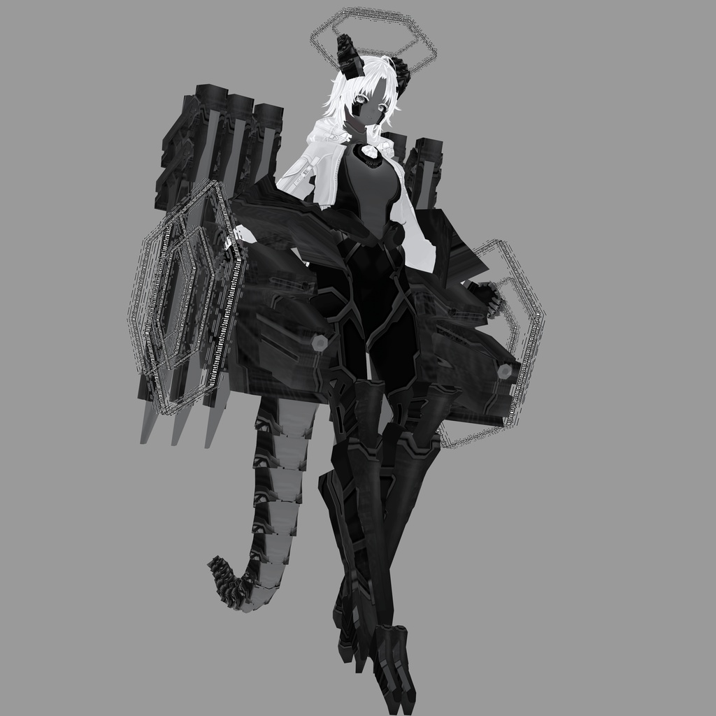 殲滅用兵器 シエル【素体vroidデータ付き】