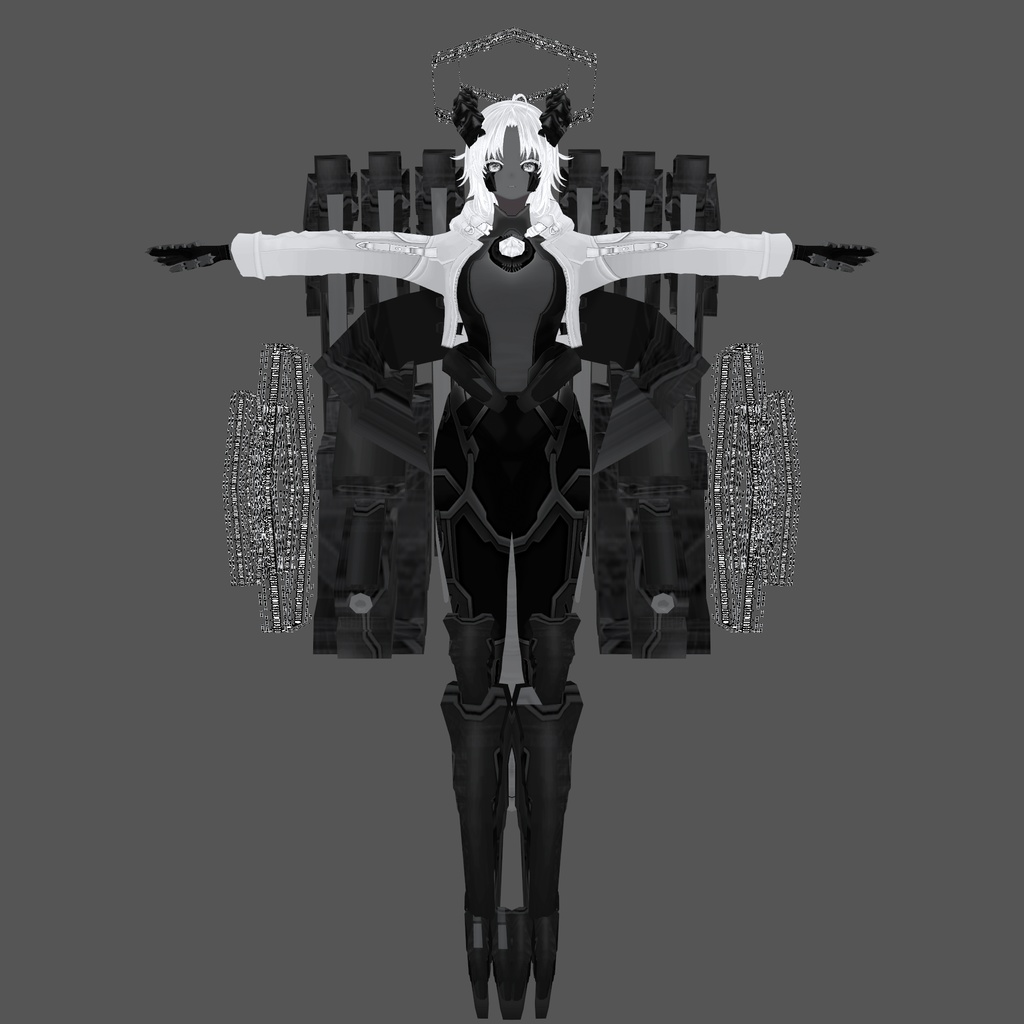 殲滅用兵器 シエル【素体vroidデータ付き】