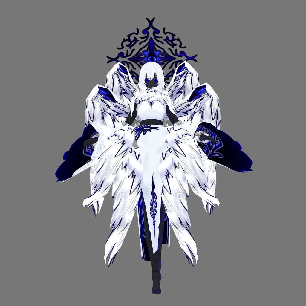 壊れた天使「ロトエル」【素体vroidデータ付き】