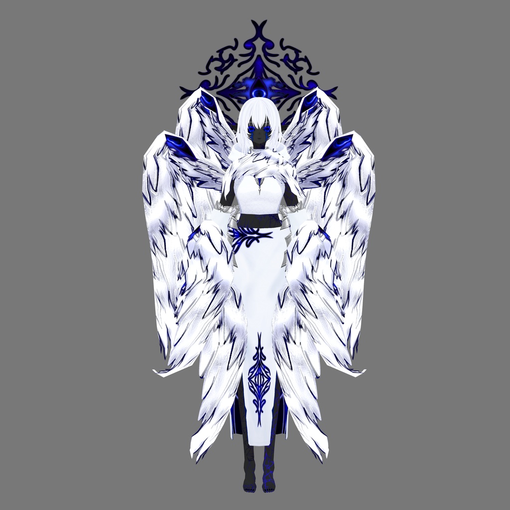 壊れた天使「ロトエル」【素体vroidデータ付き】