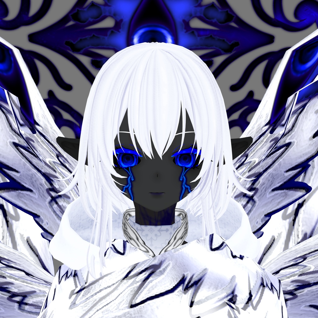 壊れた天使「ロトエル」【素体vroidデータ付き】