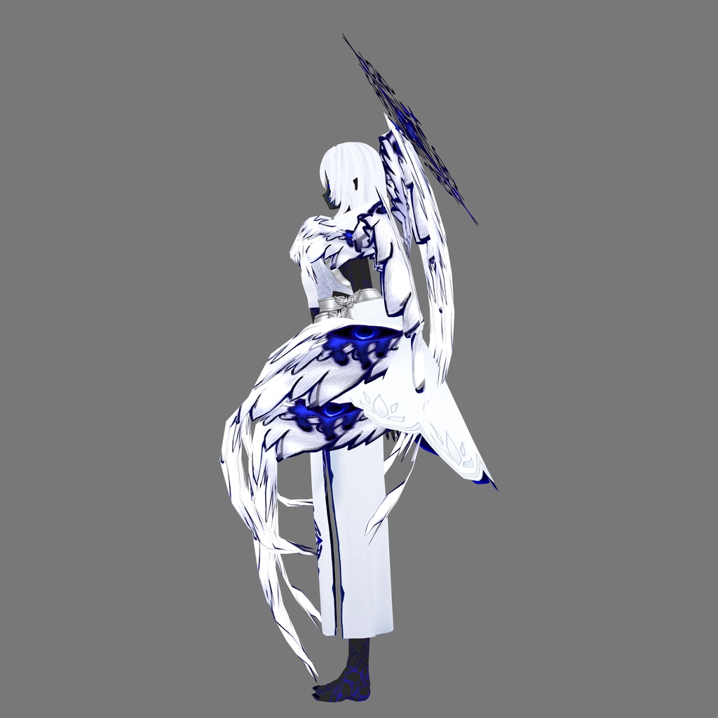 壊れた天使「ロトエル」【素体vroidデータ付き】