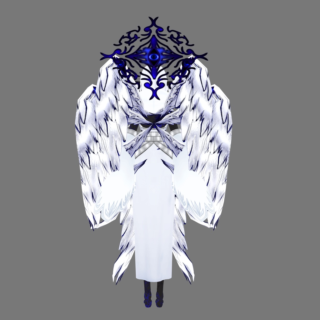 壊れた天使「ロトエル」【素体vroidデータ付き】