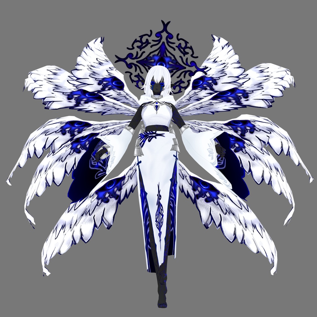 壊れた天使「ロトエル」【素体vroidデータ付き】