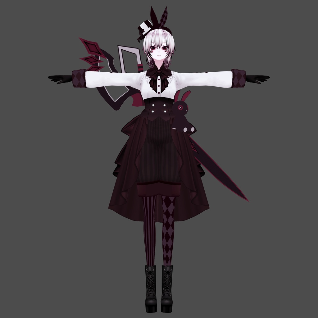 アリス・アンシア【素体vroidデータ付き】