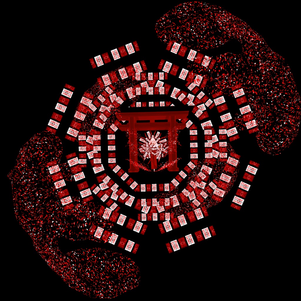 巫女【神巫 紅願】(素体vroidデータ付き)