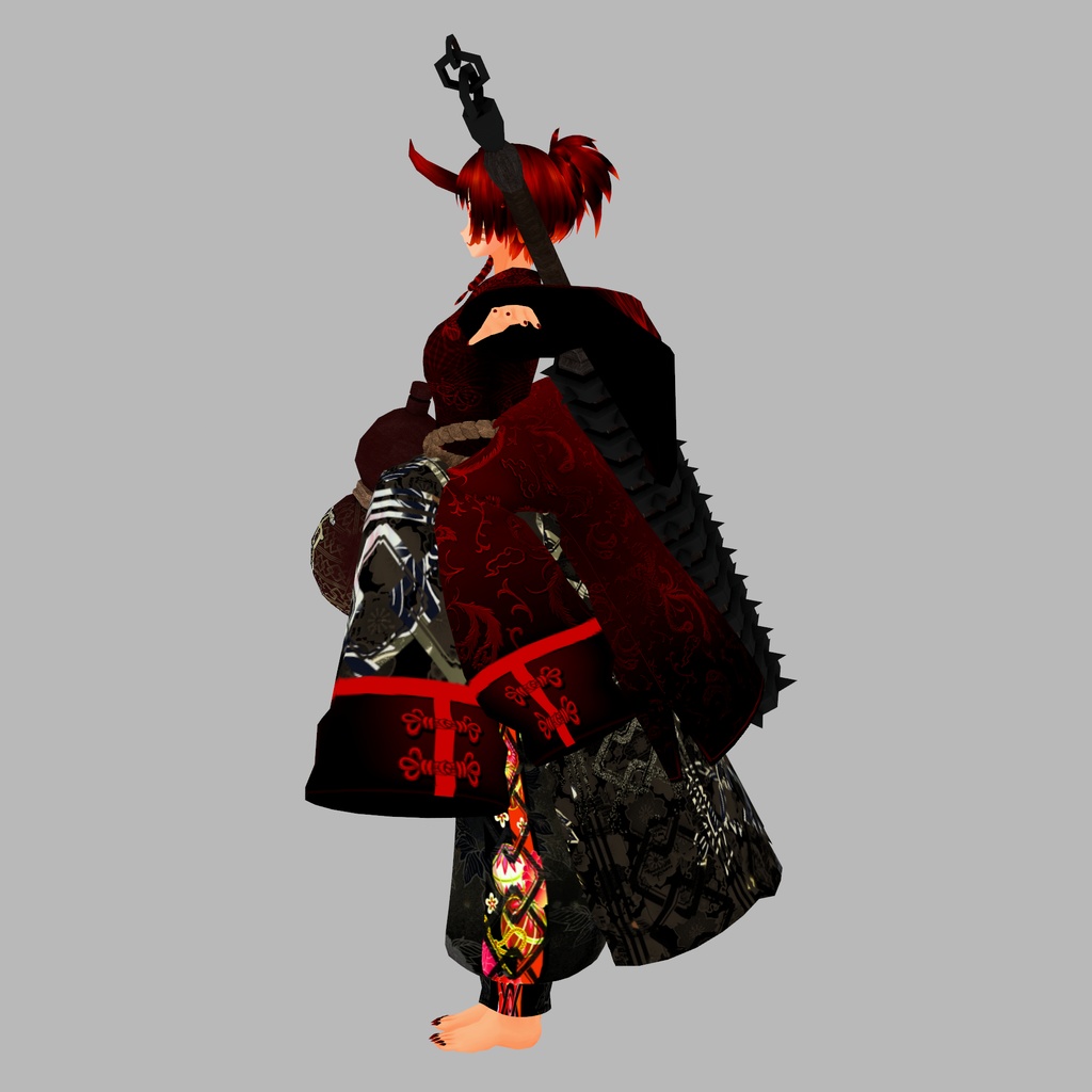 炎鬼 羅刹(エンキ ラセツ)【素体vroidデータ付き】