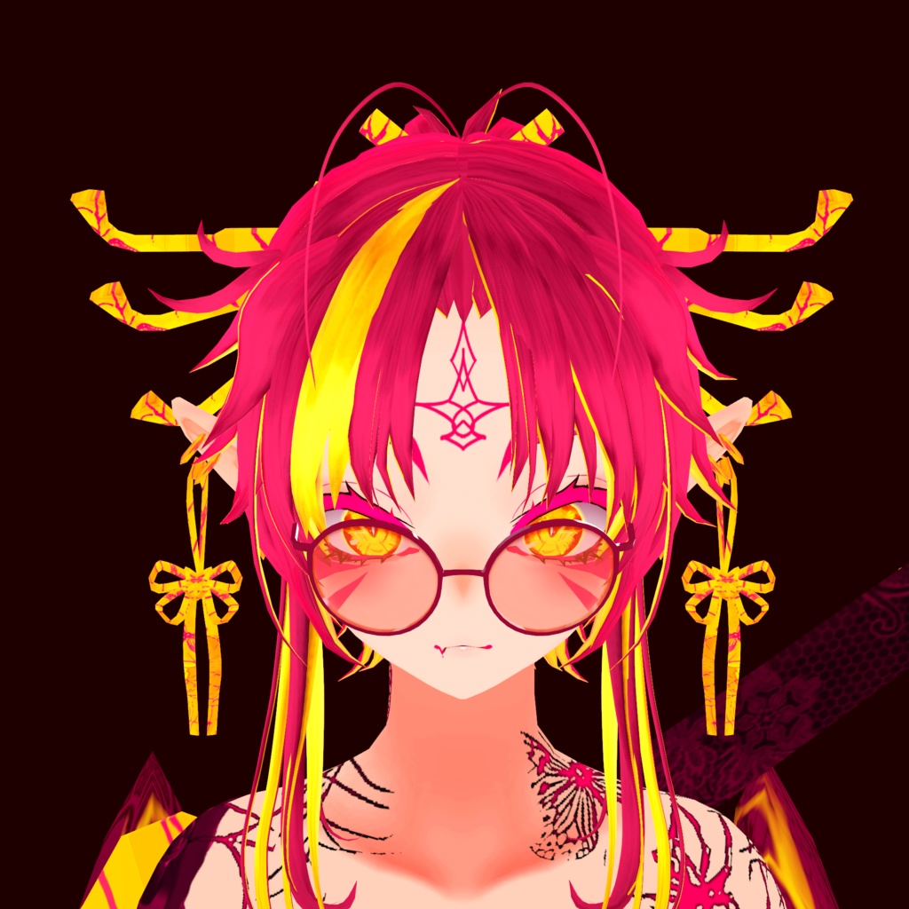 婆娑羅 響華【素体vroidデータ付き】