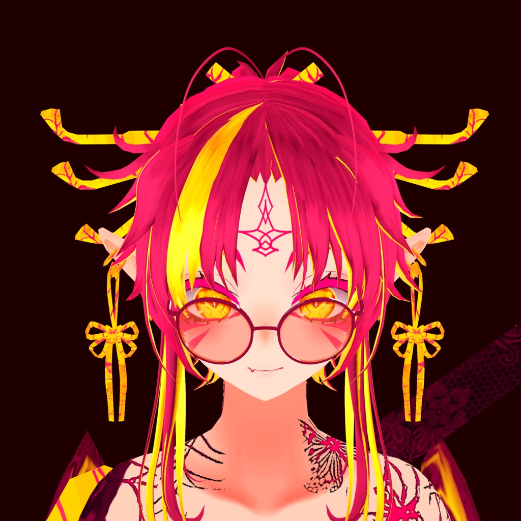 婆娑羅 響華【素体vroidデータ付き】