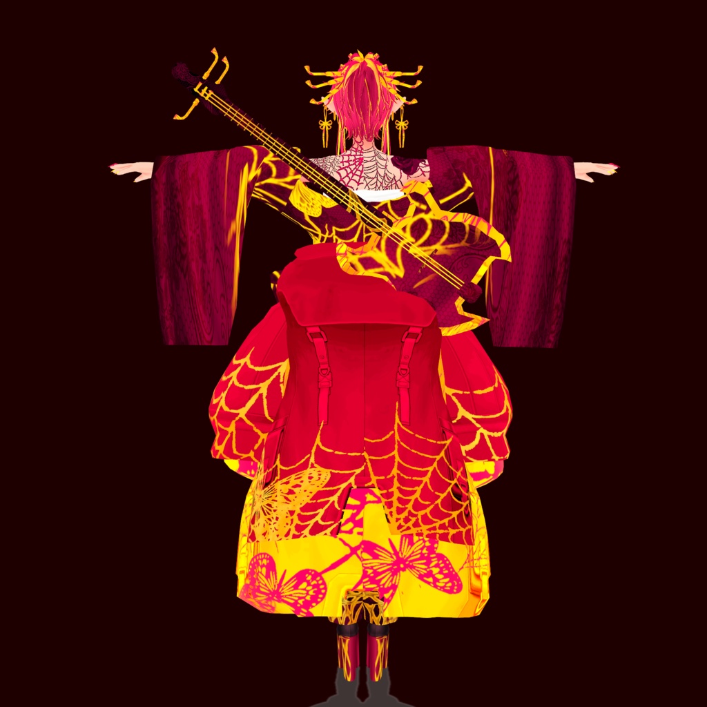 婆娑羅 響華【素体vroidデータ付き】